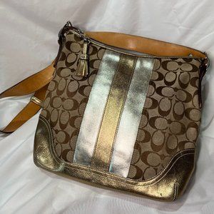 Coach Monogram Messenger Crossbody Bag